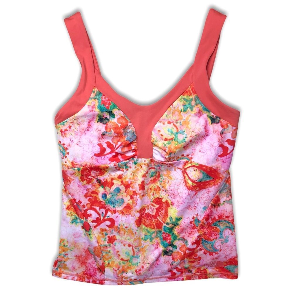 The North Face Floral Tankini Swim Top - Picture 1 of 6